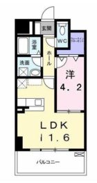 エスポワール豊 - 所在階 の間取り図