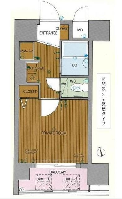 フォルム九大前Ⅱ503号室-間取り