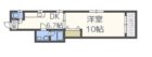 エムビル薬院 - 所在階***階の間取り図 634