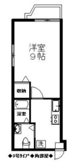 リバティ博多伍番館 - 所在階5階の間取り図 6072