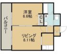 アンプルールベトン吉塚南 - 所在階 の間取り図