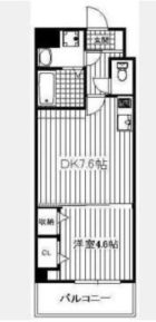 アンジェール高砂 - 所在階 の間取り図