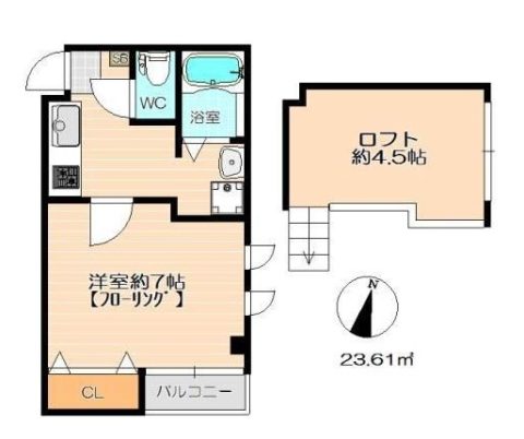 イル・グラッツィア東公園II402号室-間取り