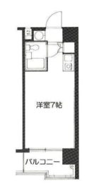 ロマネスクL六本松 - 所在階***階の間取り図 6104