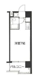 ロマネスクL六本松 - 所在階 の間取り図