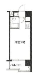 ロマネスクL六本松 - 所在階***階の間取り図 6105