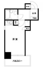 朝日プラザ天神 - 所在階 の間取り図