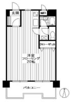 ダイアパレス大名 - 所在階 の間取り図