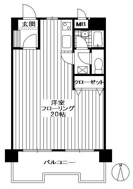 ダイアパレス大名905号室-間取り