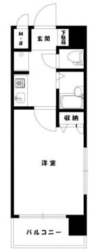 ドミ・エスポワール大濠公園II - 所在階 の間取り図