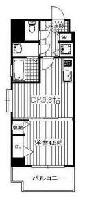 アンジェール高砂301号室-間取り