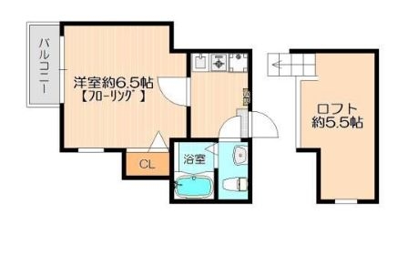 stage吉塚102号室-間取り