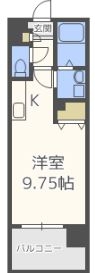 アーバンパーク天神東1306号室-間取り