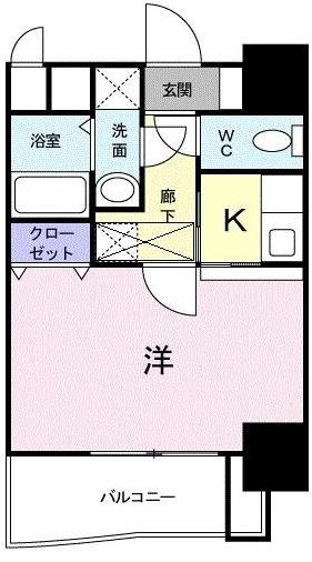 セレーノ・コンフォート大手門1204号室-間取り