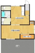 リプロ吉塚 - 所在階 の間取り図