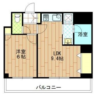 エステート博多駅南ハウス1105号室-間取り