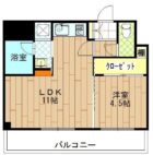 エステート博多駅南ハウス - 所在階***階の間取り図 6146