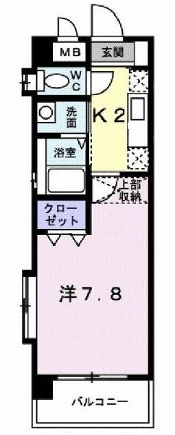 サンシルエーラ105号室-間取り