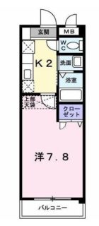 サンシルエーラ - 所在階 の間取り図