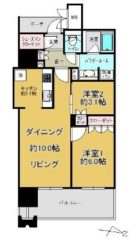 MJR赤坂タワー - 所在階***階の間取り図 9831