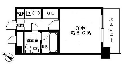 エステートモア白金302号室-間取り