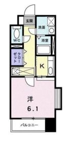 セレーノ・コンフォート大手門 - 所在階***階の間取り図 6172