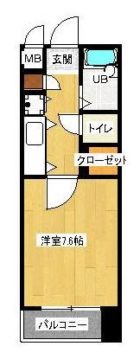 サンライフ高取 - 所在階 の間取り図