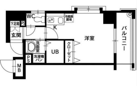 ネオルッソ薬院301号室-間取り