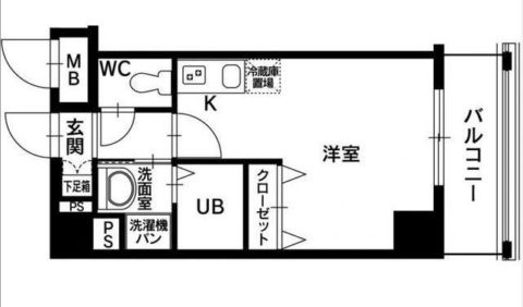 ネオルッソ薬院802号室-間取り