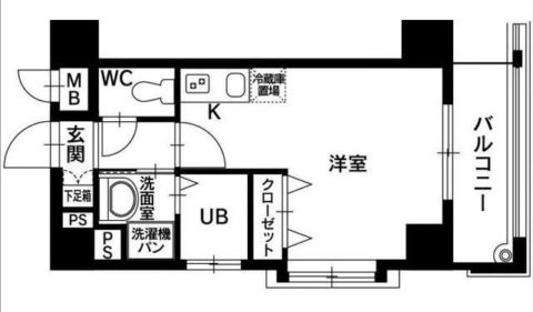 ネオルッソ薬院903号室-間取り