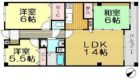 第二古門戸ミツヤマビル - 所在階 の間取り図