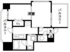 アクタス博多ステーションタワー - 所在階***階の間取り図 6247