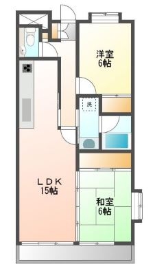 ブルーラグーン吉塚南103号室-間取り