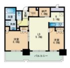 RJRプレシア博多駅前 - 所在階 の間取り図