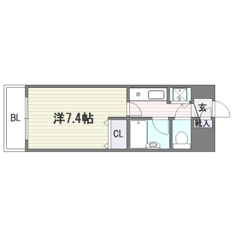 ライオンズプラザ博多駅南1009号室-間取り