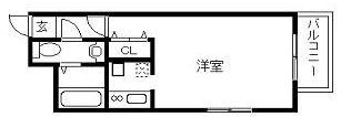 ラフィネスクロスロード博多ステーション301号室-間取り