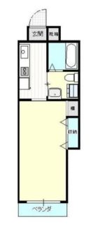 エトス大名 - 所在階***階の間取り図 6296