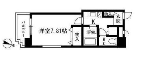 パインストン今泉号室-間取り