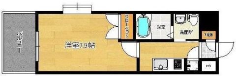 リファレンス下呉服町1005号室-間取り