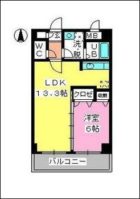 ベイシック大名 - 所在階***階の間取り図 6340