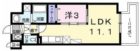 ラ　メゾン　ド　ナチュ-ル - 所在階***階の間取り図 6359