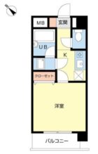 リージェント大橋 - 所在階 の間取り図