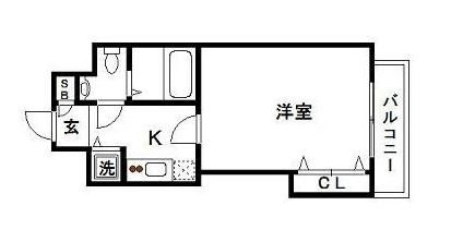 ダイナコート大濠公園ステーション504号室-間取り