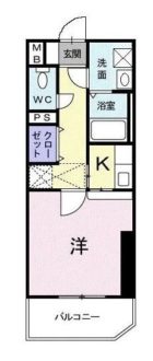 ルネス六本松 - 所在階 の間取り図