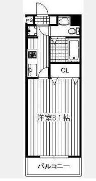 コンドミニアム薬院駅201号室-間取り