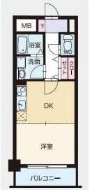 クラッセ博多駅南 - 所在階***階の間取り図 6445