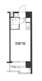 ロマネスクL六本松 - 所在階***階の間取り図 6480