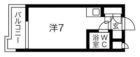 ロマネスクL六本松 - 所在階 の間取り図