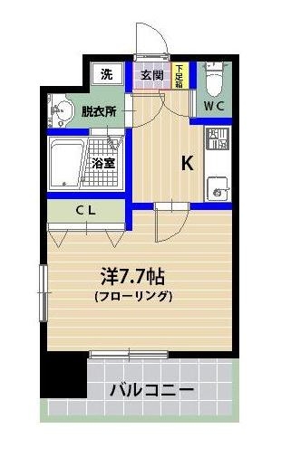 イル・コルティーレ302号室-間取り