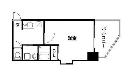 サヴォイエイペックス905号室-間取り